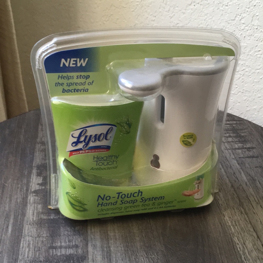 LYSOL No touch soap dispenser